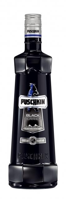 Vodka Puschkin Black Sun Berries 70cl 17.5%