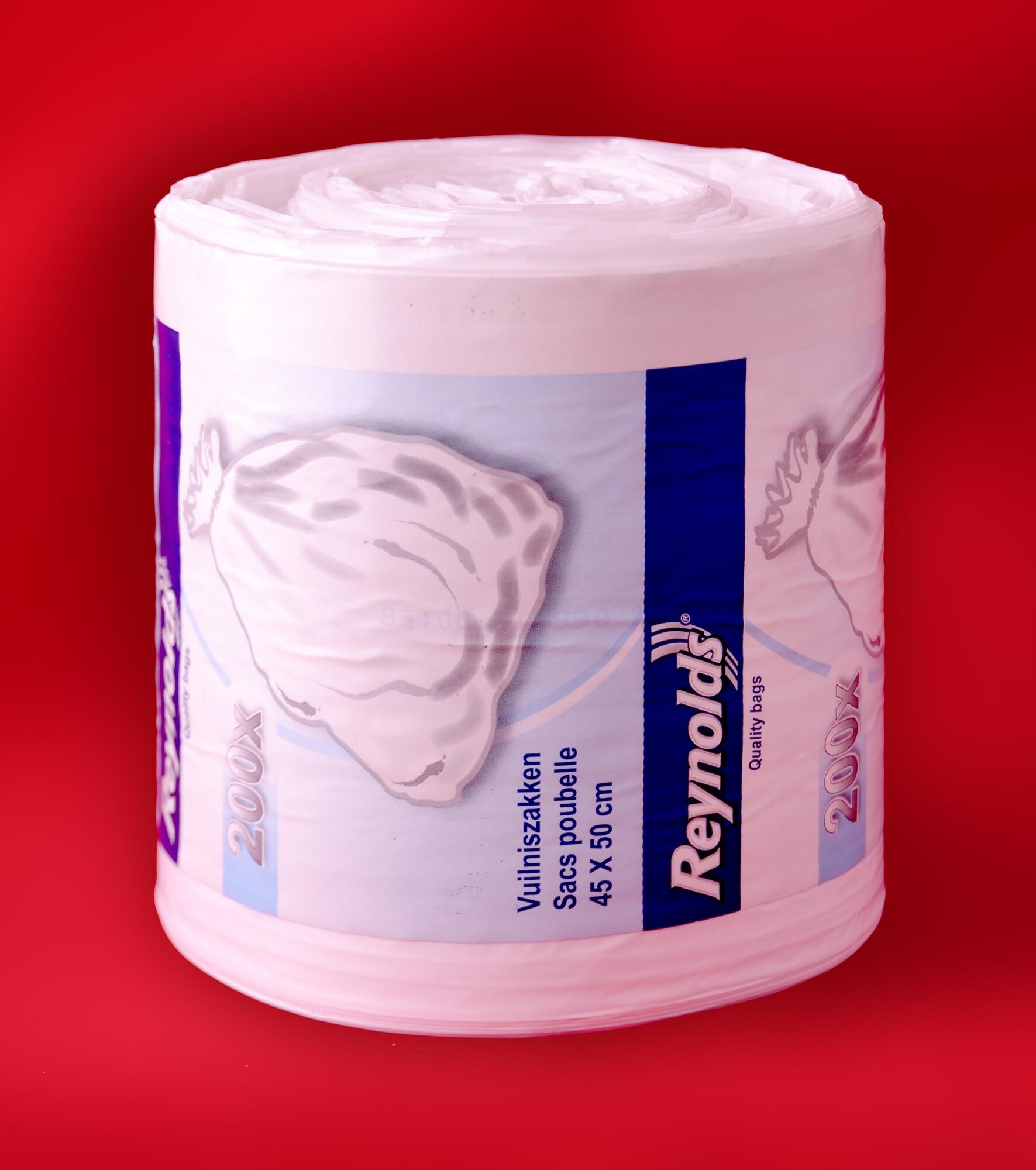 Garbage bag HDPE 45x50cm 20L White 25x40pcs