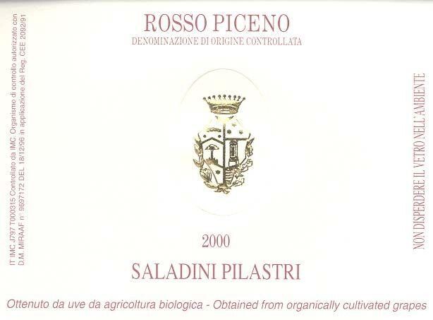 Rosso Piceno 75cl 2006 Saladini-Pilastri