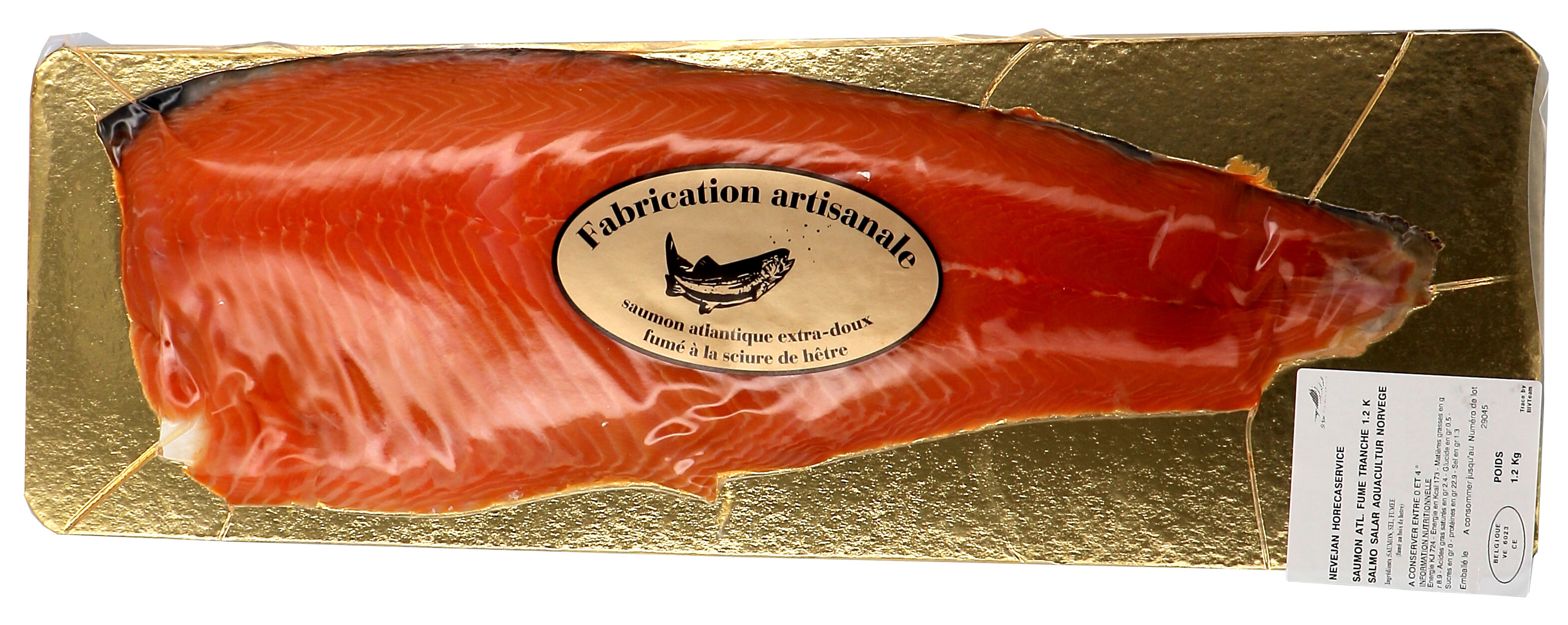 Norwegian Smoked Salmon Slices 1.2kg