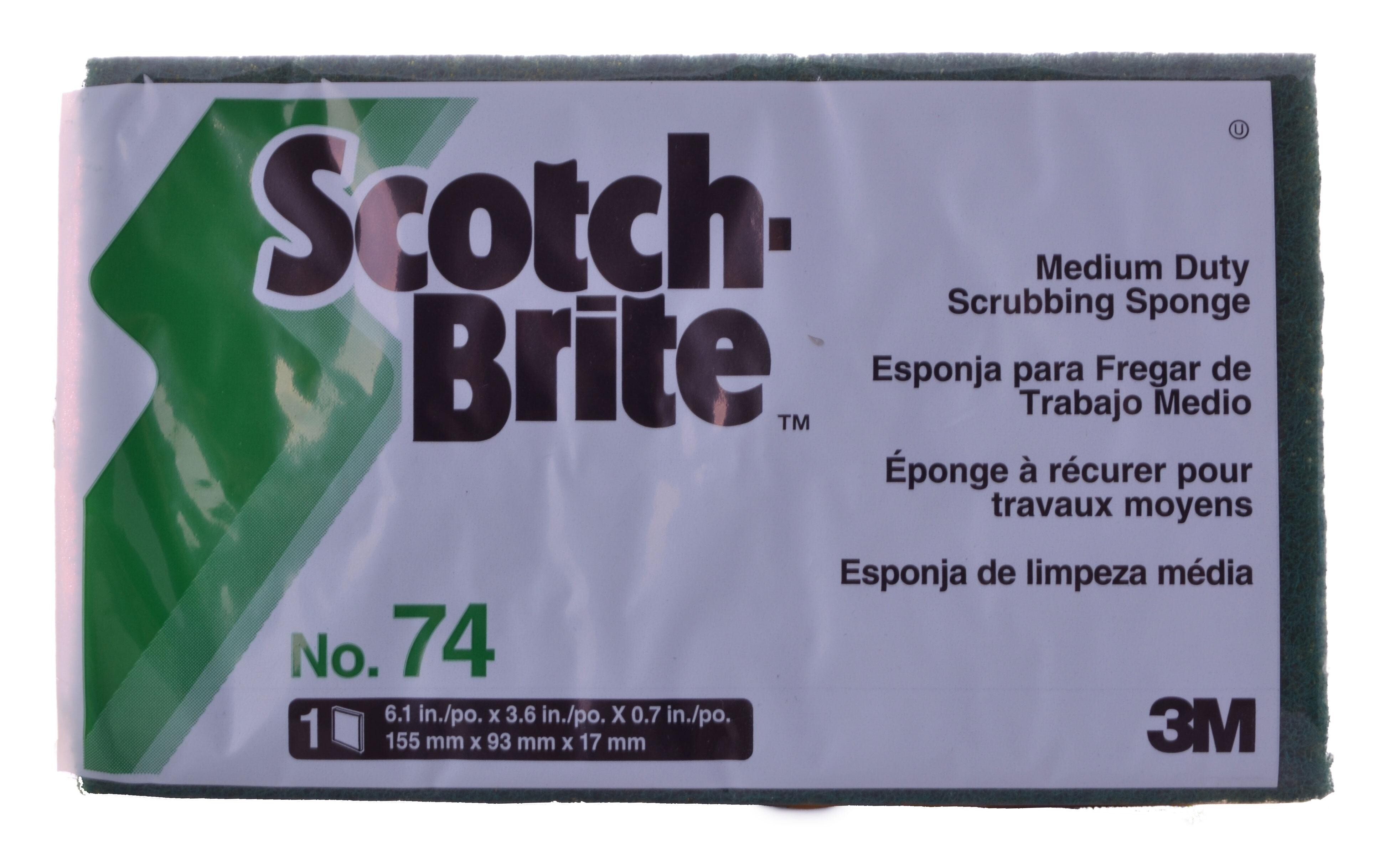 Scotch Brite 3M Nº74 Medium Duty Scrubbing Sponge 20pcs 