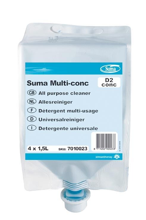 Suma Multi D2 Conc 1.5L all purpose cleaner Divermite S dispenser