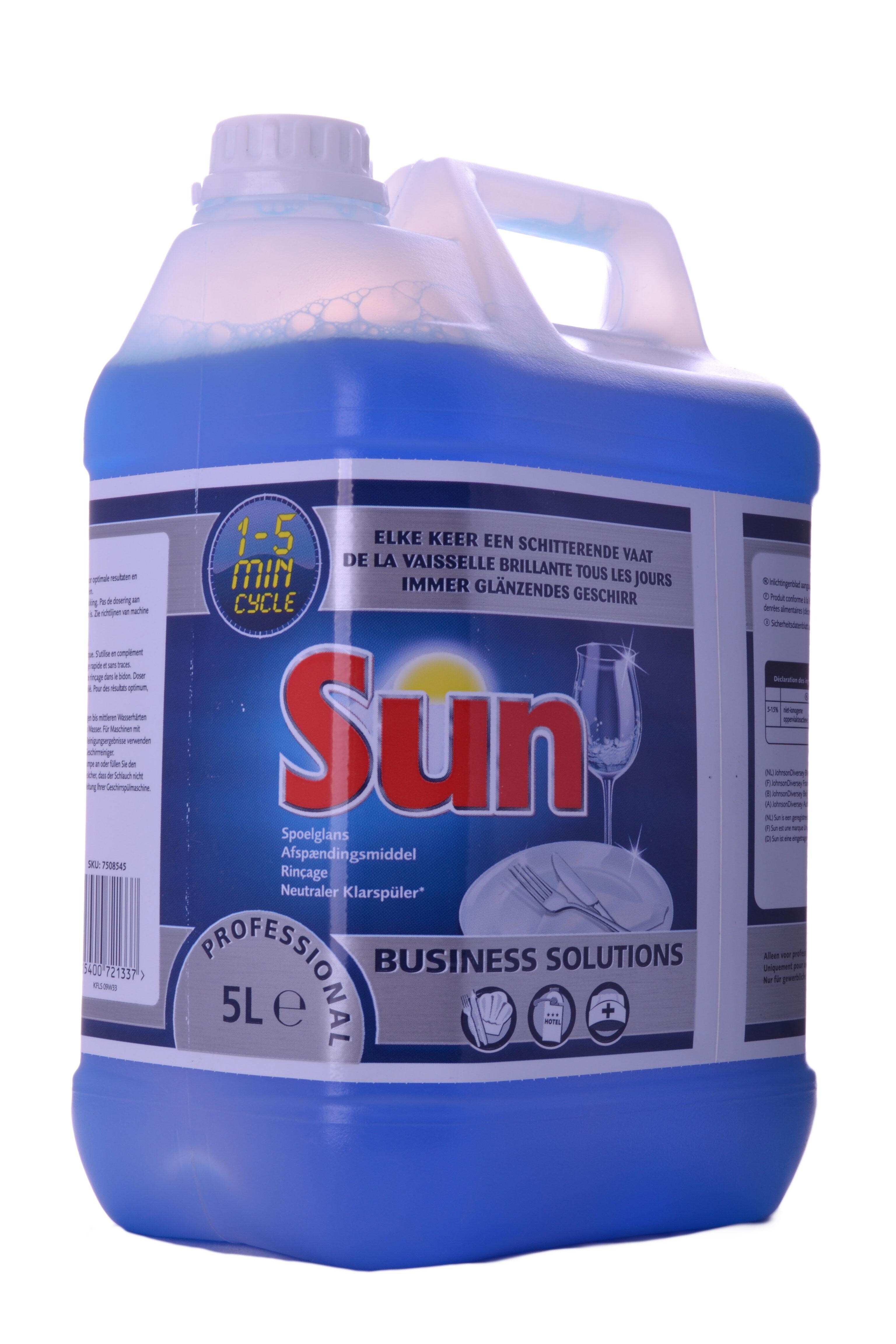 Sun Glasswasher Rinse Aid  5L Professional
