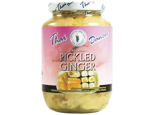 Pickled Ginger Slices 454gr Thai Dancer
