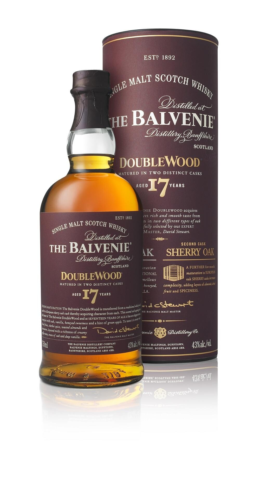 The Balvenie Doublewood 17 years 70cl 43 % Malt Scotch Whisky