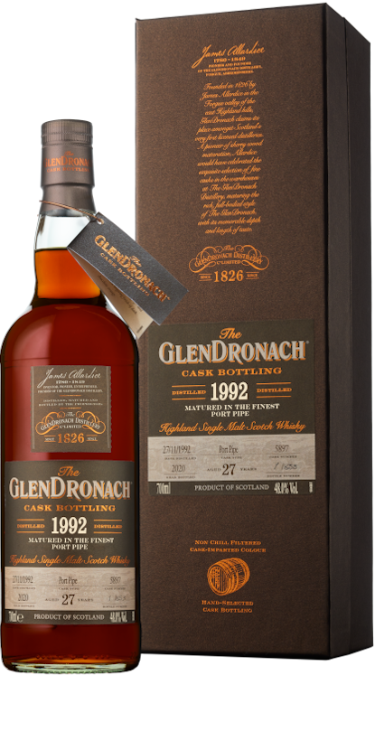 The GlenDronach 1992 Cask Bottling 27 Year Batch 18 70cl 48% Highland Single Malt Scotch Whisky 