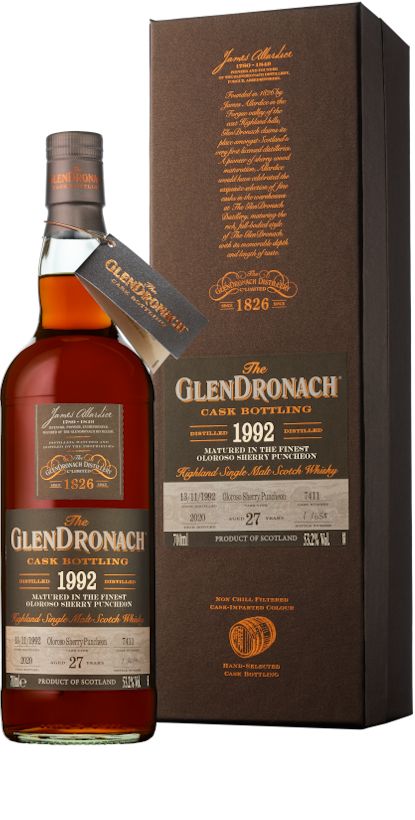 The GlenDronach 1992 Cask Bottling 27 Year Batch 18 70cl 53.2% Highland Single Malt Scotch Whisky 