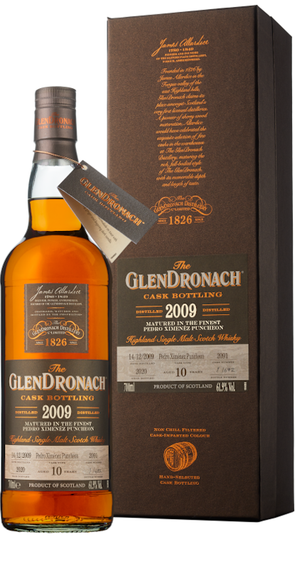 The GlenDronach 2009 Cask Bottling 10 Year Batch 18 70cl 61.9% Highland Single Malt Scotch Whisky 