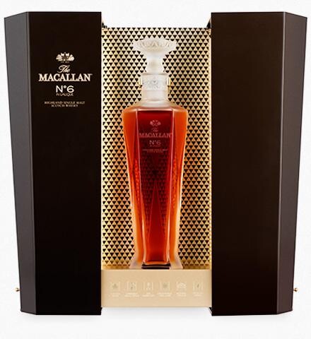 The Macallan N°6 in Lalique 70cl 43% Highland Single Malt Scotch Whisky