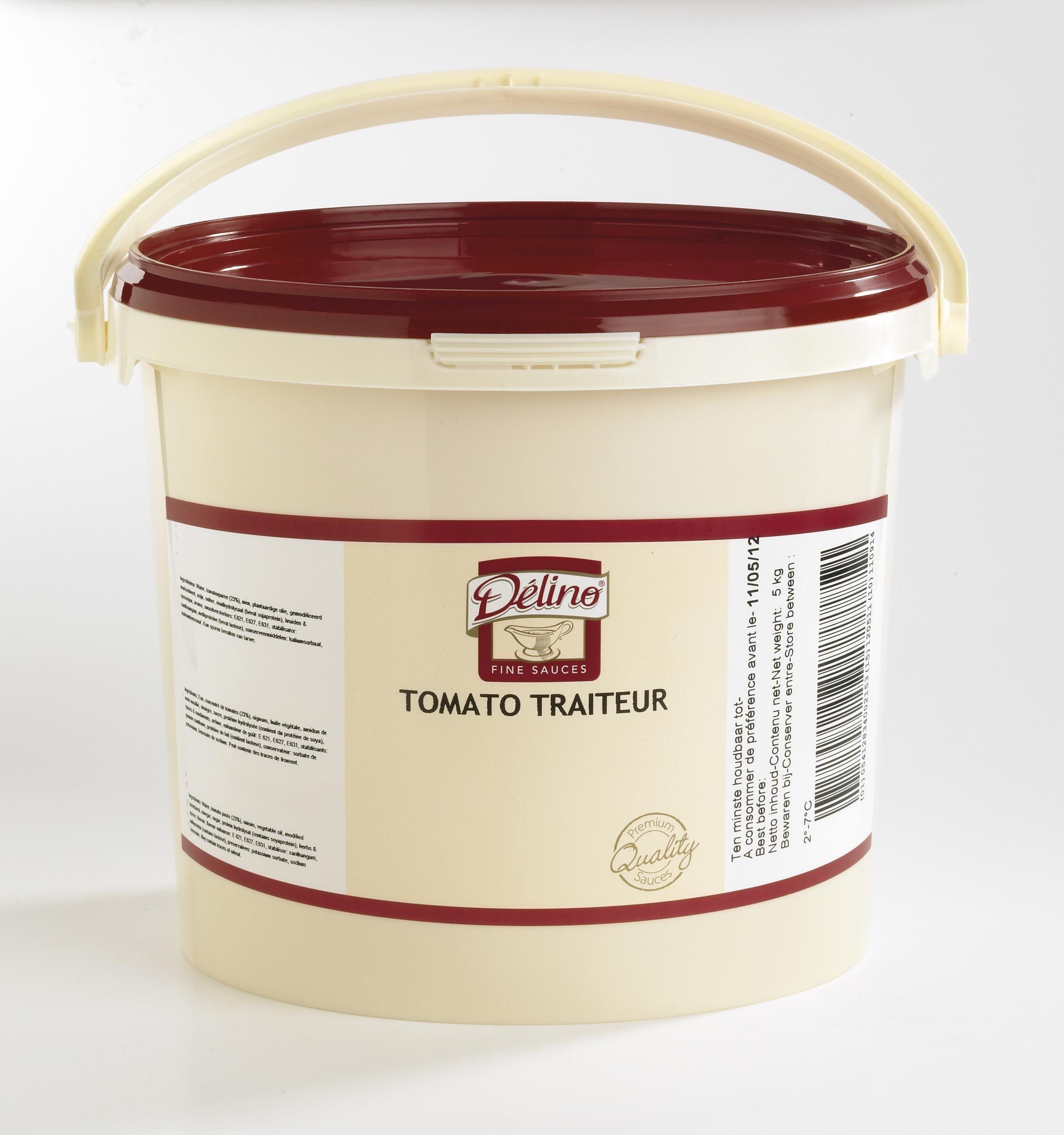 Delino Tomato sauce Traiteur tomatensaus 5L bucket