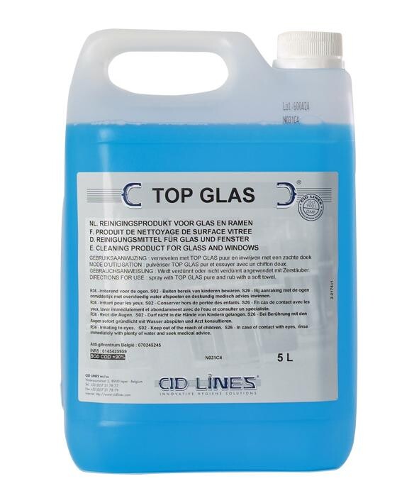Top Glas Cleaning Product Glass & Windows 5L Cid Lines