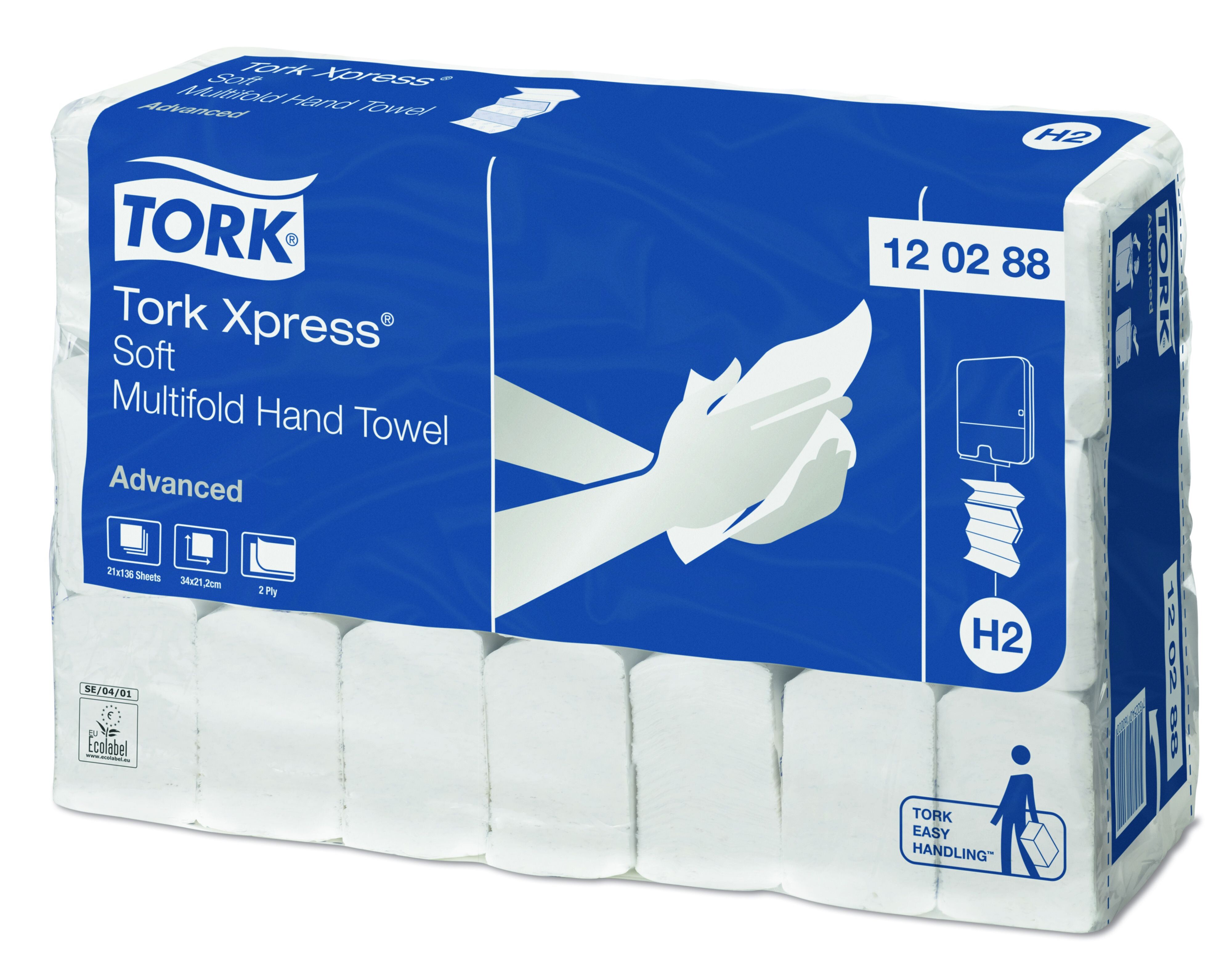 Tork Xpress Soft Multifold Hand towel 21x136pcs 120288