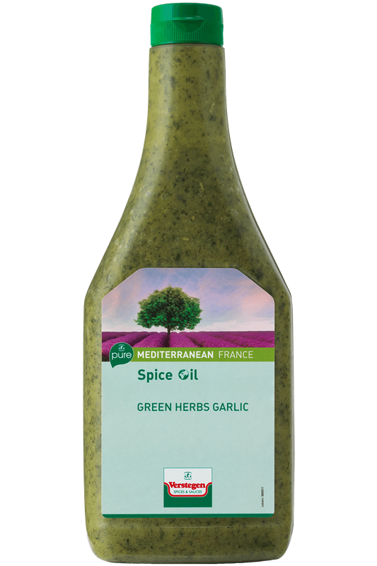 Verstegen Spice Oil Green Herbs & Garlic 870ml squeeze bottle