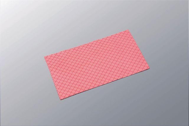 Vileda glass cloth red 3pcs 55x49cm