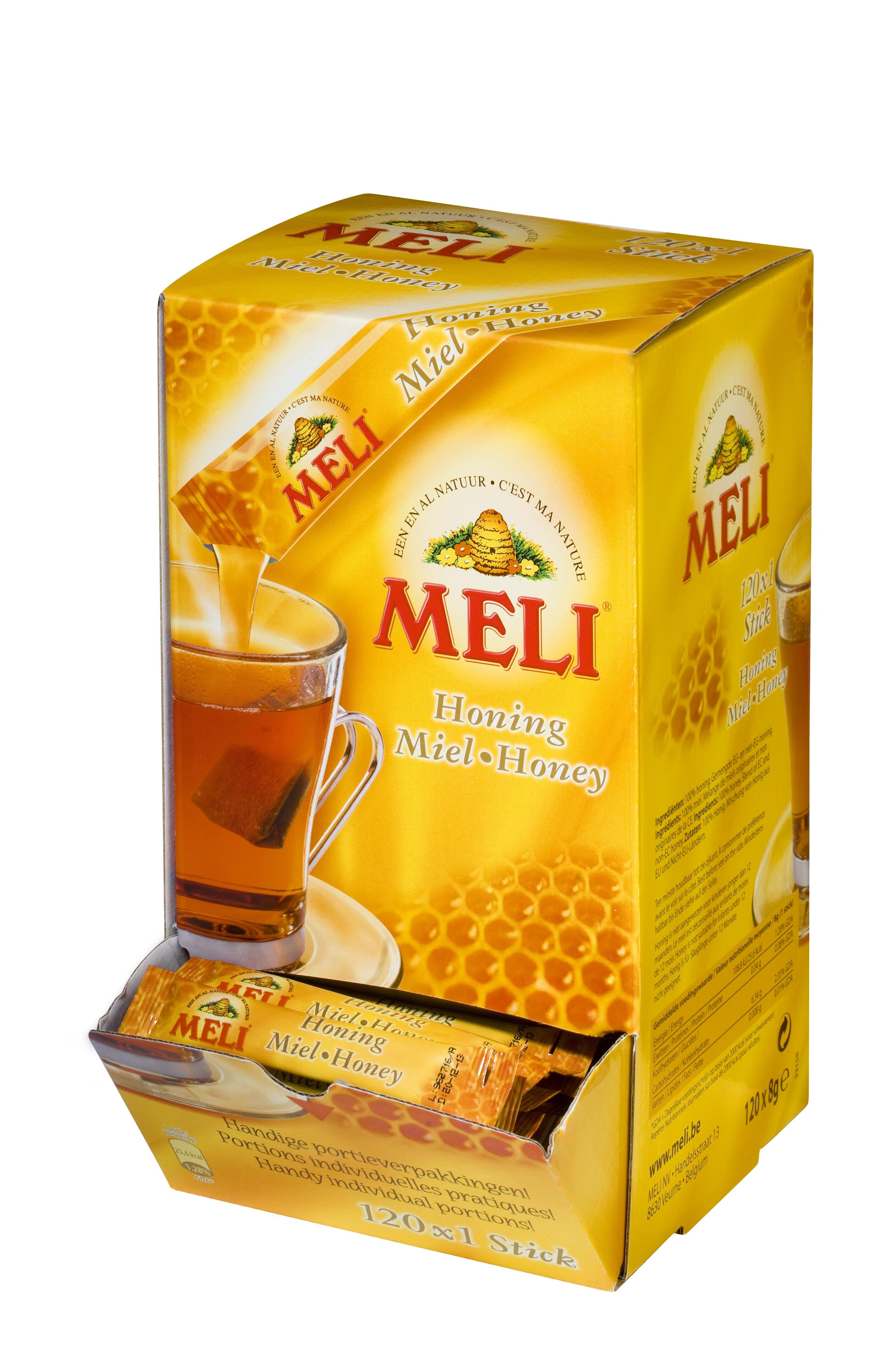 Meli honey sticks portions 120x8gr