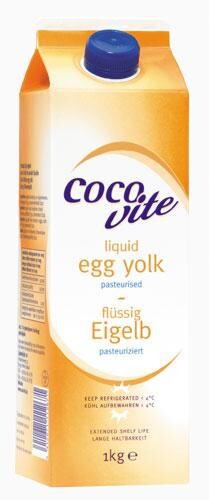 Liquid Egg Yolk Pasteurised 1kg Cocovite