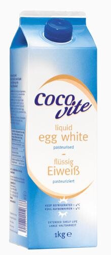 Liquid Egg White pasteurised 1L Cocovite
