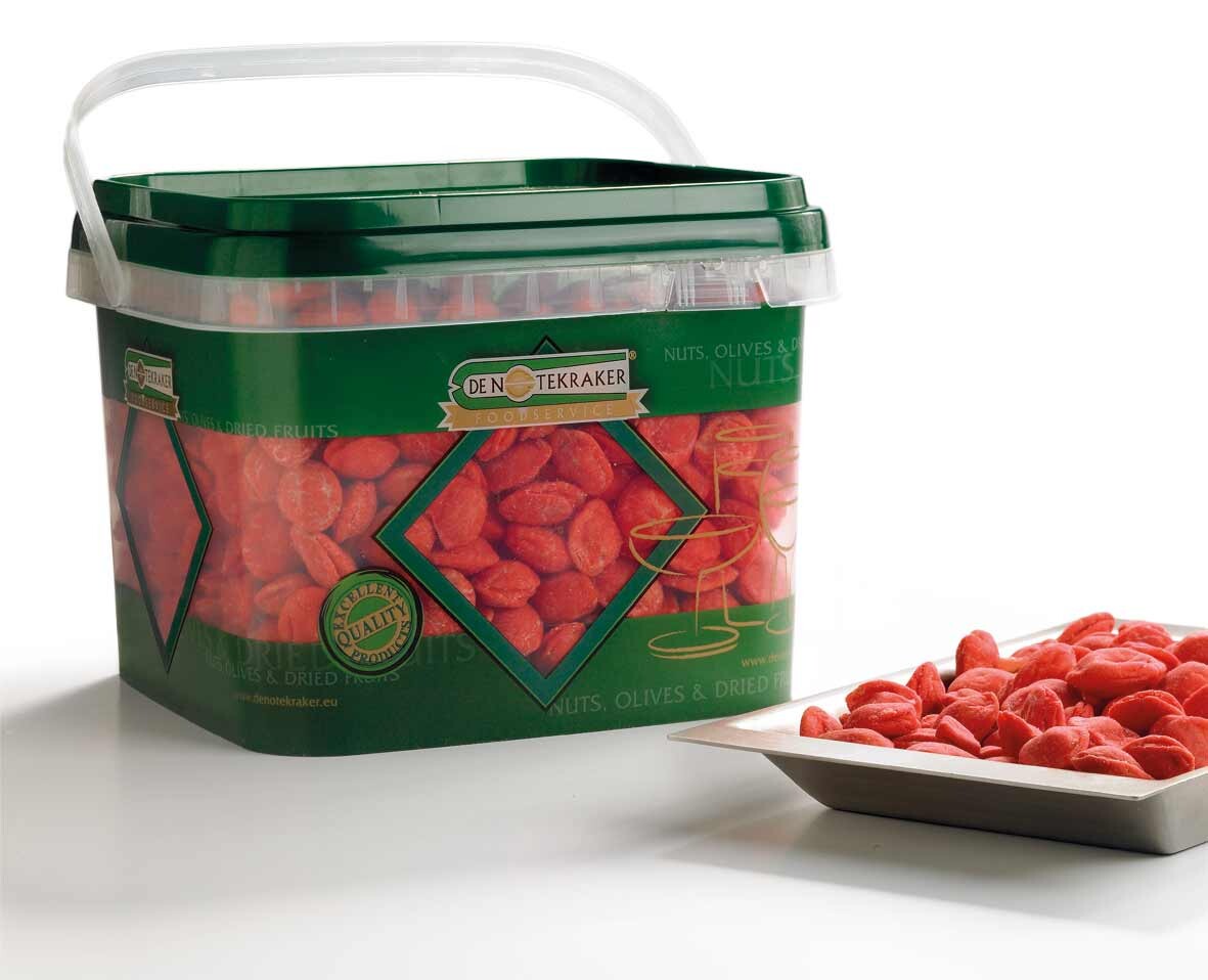 Wasabi nuts red 1.5kg De Notekraker 