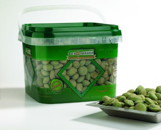 Wasabi Nuts green 1.5kg 5L De Notekraker
