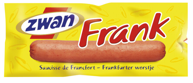 Zwan Frank sausage + mustard 1pcs