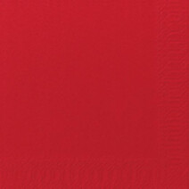 Cocktail napkins red 2-ply 1/4-folded 24x24cm 300pcs Duni
