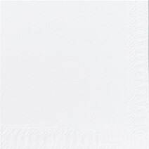 Cocktail napkins white 2-ply 1/4-folded 24x24cm 300pcs Duni