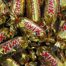 Miniatuur Twix 250st 2.5kg individueel verpakt