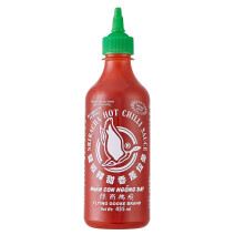 Pikante Chili saus hot Sriracha 455ml Flying Goose (Sauzen)