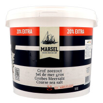 Marsel Seasalt Coarse 6kg 13.2lbs bucket (Zout & Peper)
