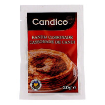 Brown sugar powder portions 100x20gr Candico