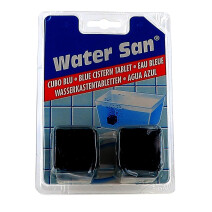WC blue cubes 2x50gr Water San