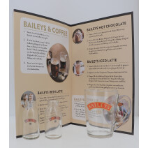 Baileys Coffee Kit 6 Glasses + 12 Mini Milk Bottles