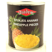 Pineapple pieces tidbits in syrup A10 Diadem