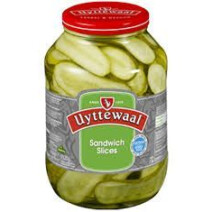 Gherkins Sandwich Slices 2.65L Uyttewaal