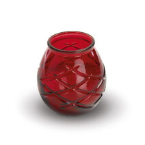 Candles Glass Enlight red 6pcs Spaas