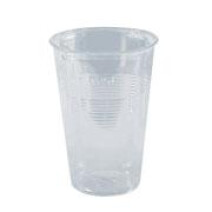 Plastic cup 0.25L clear