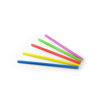 straight Straw Paper FSC 10mm assortiment 24cm 100pc Sier Disposables