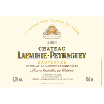 Chateau Lafaurie-Peyraguey Sauternes 1° Cru Classé
