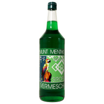 Vermesch Green Mint Syrup 1L 0%