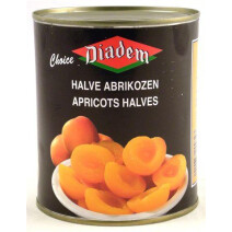 Apricot halves in syrup 1L Diadem