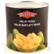 Diadem Williams Pear Halves in syrup 2650g canned