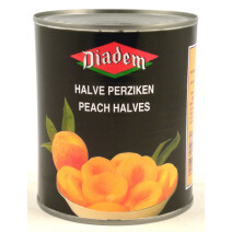 Peach Halves in syrup 825g Diadem