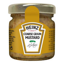 Heinz Coarse Grain Mustard Glass Jars 33ml