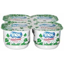 Inex Yoghurt gesuikerd halfvol 6x4x125gr
