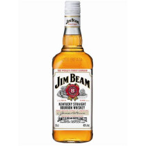 Jim Beam White 1L 40% Kentucky Bourbon Whiskey