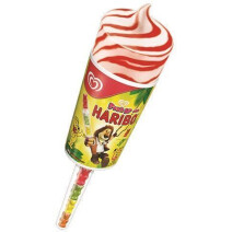 Ola Ijs Push Up Haribo Vanille Aardbei 30x85ml