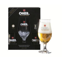 Omer Blond beer 4x 33cl + 1 glass + giftpack