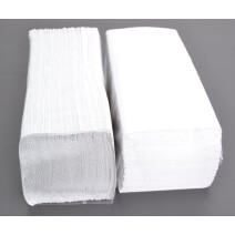 Hand Towels 2-ply natural white Cellulose zig zag folded 24x21cm 3200pcs