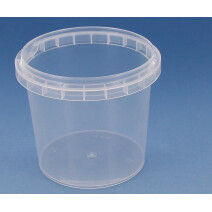 Plastic Pot Sirclecup rond 1000ml transparant 300st verzegelbaar