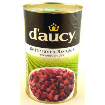 d'Aucy Lightly Seasoned Diced Beetroot 4000gr canned